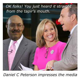 Daniel C Peterson impresses the media.