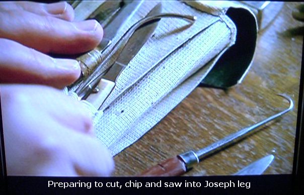 Joseph Smith - cut and chip saw.