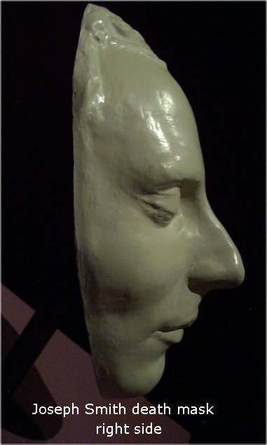 Joseph Smith mask rigth side.