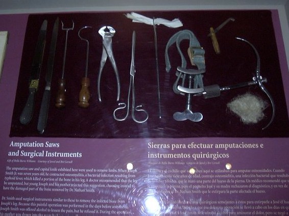 Joseph Smith - surgical tools of his era.
