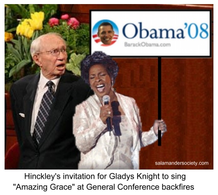 Gordon Hinckley's nightmare at General Conference with Gladys Knight.