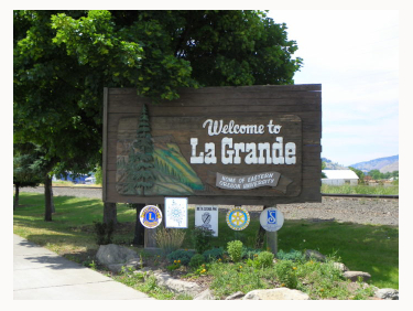 La Grande Welcome - Bagley