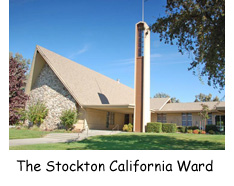 Mormon Stockton California Ward Meeting House.
