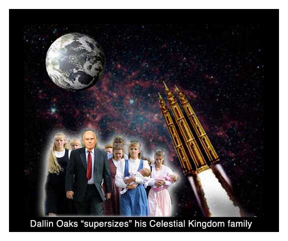 Celestial Kingdom supersized by Dallin H Oaks.