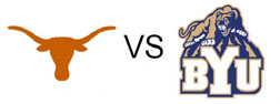 Texas Longhorns vs. BYU Cougars.