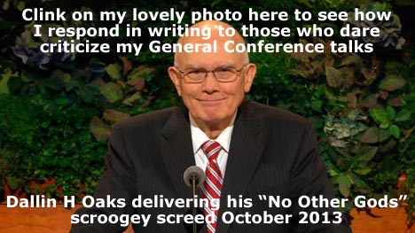 Dallin H.
Oaks responds to criticsm of his October 2013 General Conference talk.