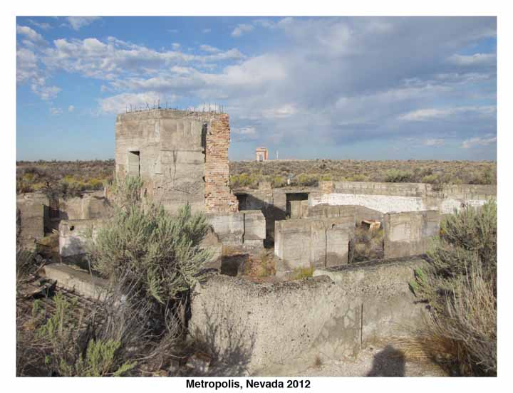 Metropolis, Nevada ruins.