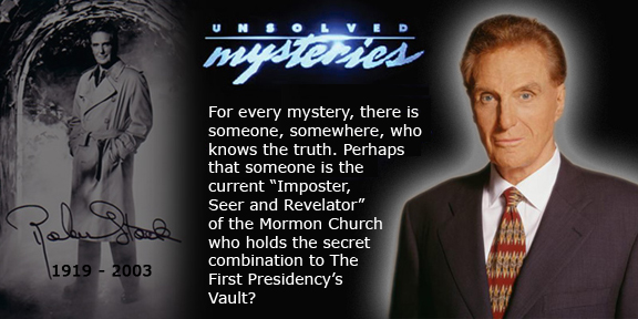 Mormon Unsolved Mysteries Robert Stack.