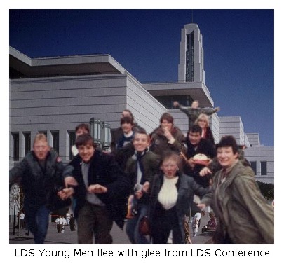 LDS Young Men break out of conference.