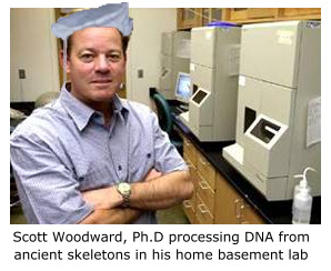 Scott Peterson, crack molecular biologist for the Lord process ancient DNA.