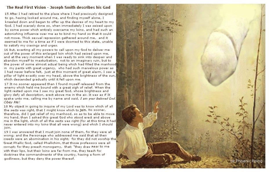 Joseph Smith's real first vision.