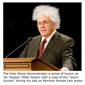 Boyd K Packer teased by Holy Ghost with fuzzies.
