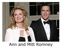 Mitt Romney present imaged haunted by images from his Mormon past.