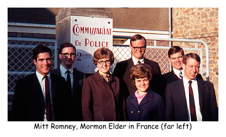Mitt Romney Mormon Elder France.