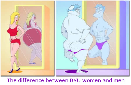 BYU men and women.