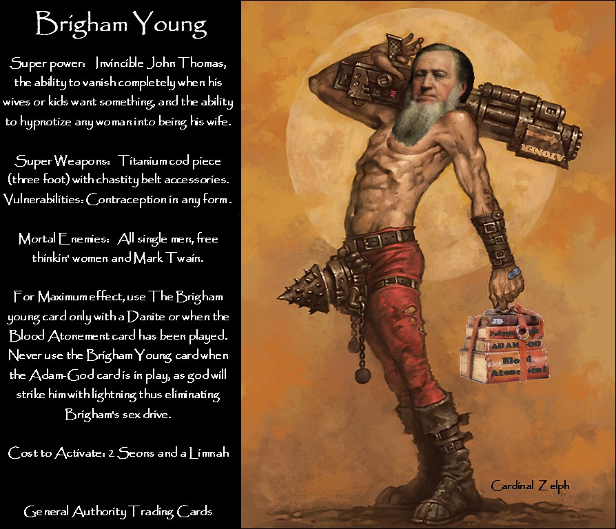 Brigham Young Trading Playing Card.