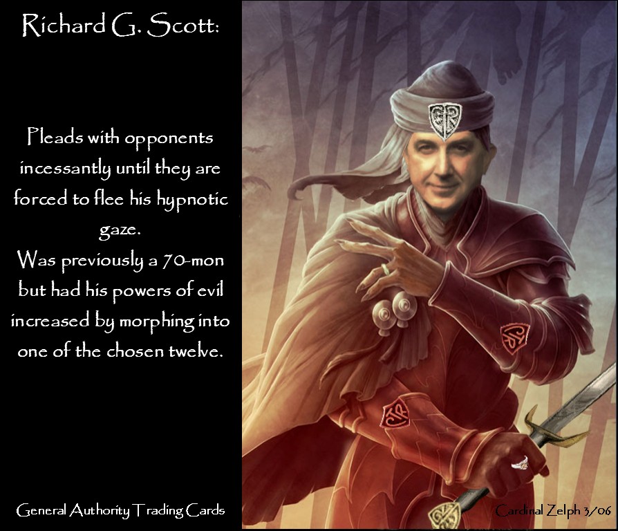 Richard G Scott Trading Playing Card.