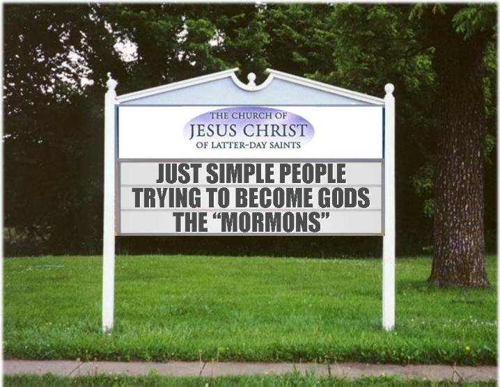 LDS Mormon Gods, the simple people life.