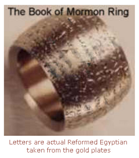 Book of Mormon Ring.