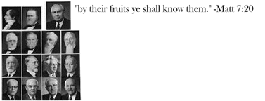 Mormon LDS prophets. By their fruits ye shall know them.
