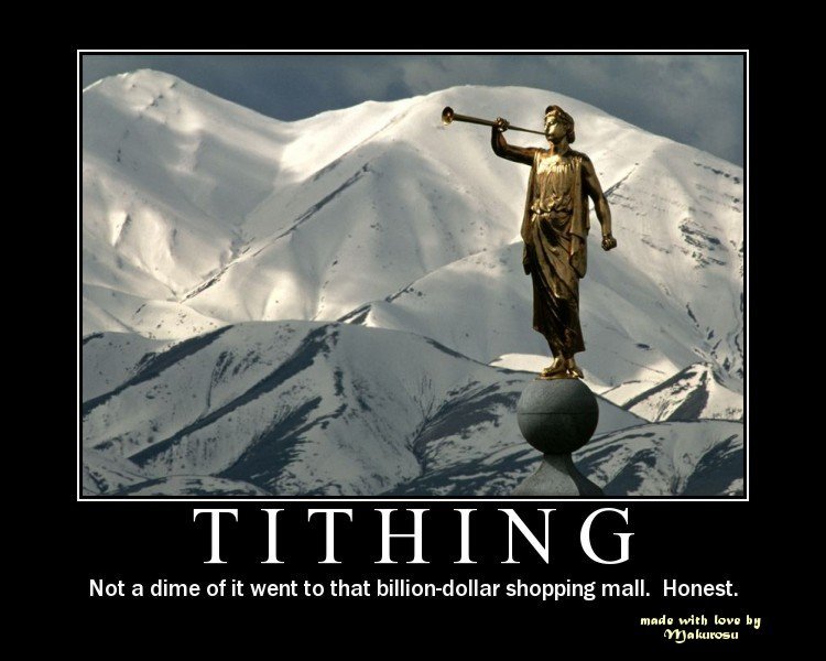 Mormon LDS tithing mall.