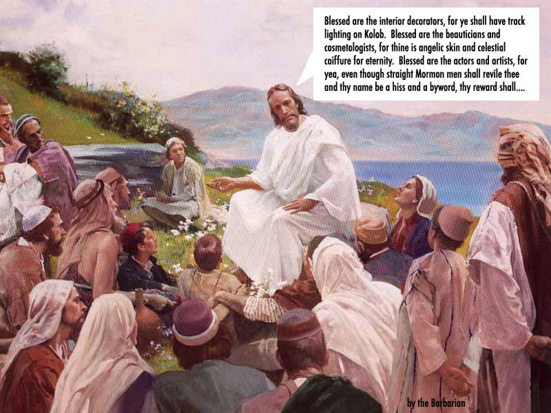 Mormon Jesus sermon.