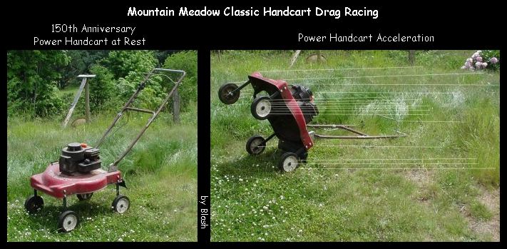 Mountain Meadow Memorial Power Handcarts.