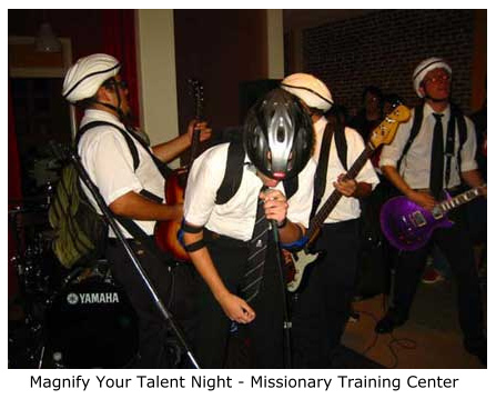 Missionary Training Center talent night.