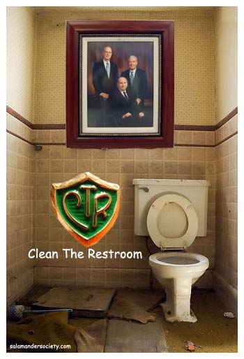 Mormon Clean The Restroom - CTR.