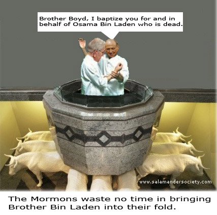 Mormons Baptize Bin Laden.