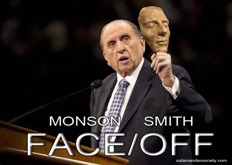 Thomas Monson - Joseph Smith death mask.
