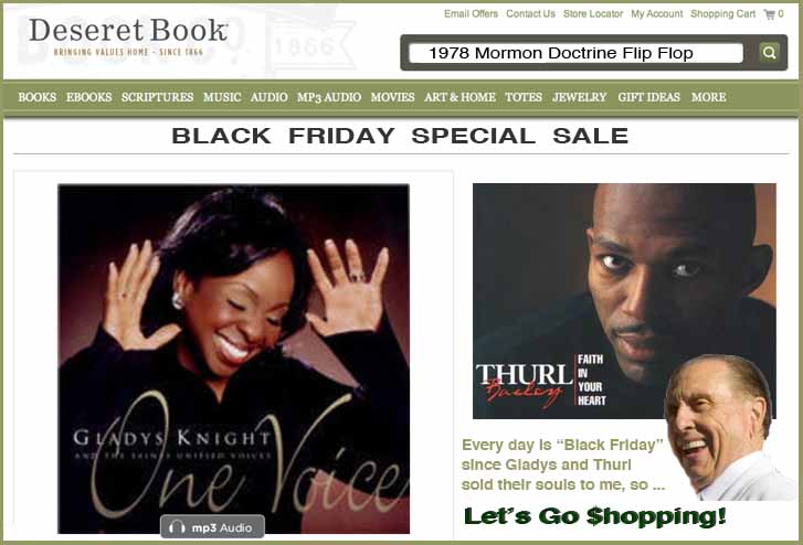Deseret Book Black Friday, Thomas Monson Let's Go Shoppng!.