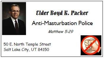 Boyd K Packer masturbation police.