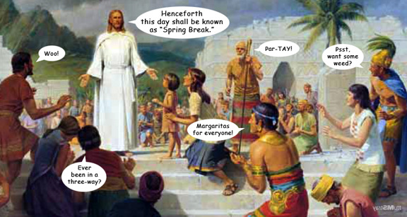 Jesus Mormon partay.