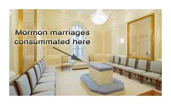 Gilbert Arizona Mormon Temple consumate marriage alter.