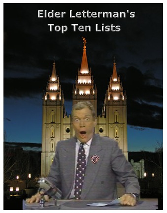 Elder Letterman's Top Ten Lists.