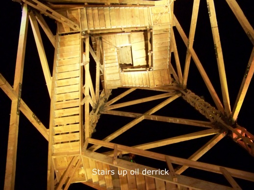 Crude Awakening stair case.