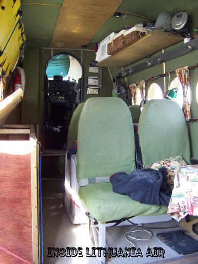 Lithuania air cabin.