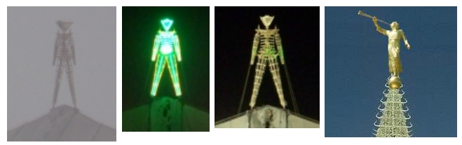 Burning Man and Moroni Man.