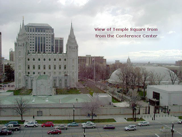 Temple Square from Conference Center.
