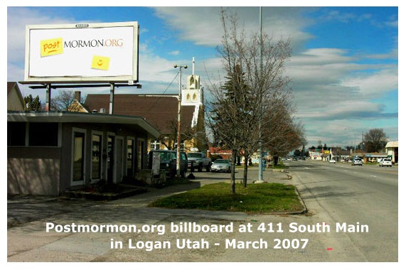 PostMormon.org billboard Logan, Utah.