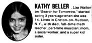 Kathleen Beller's high school bio and photo.