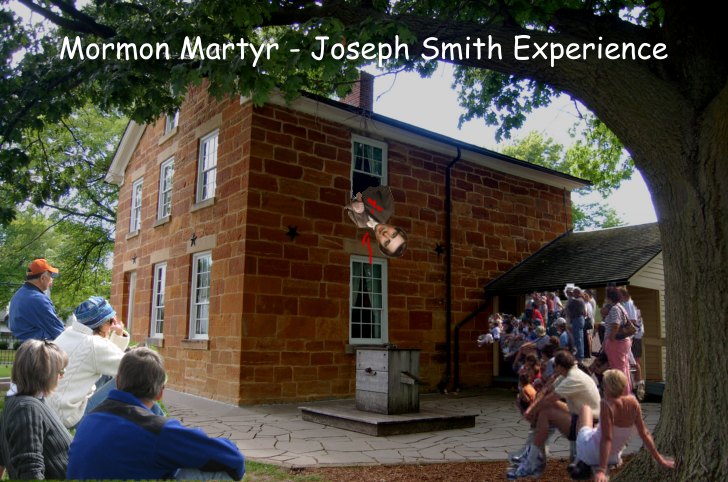 Joseph Smith Mormon Martyr Experience theme park.