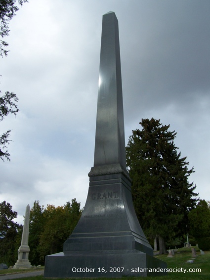 Heber J Grant grave marker.