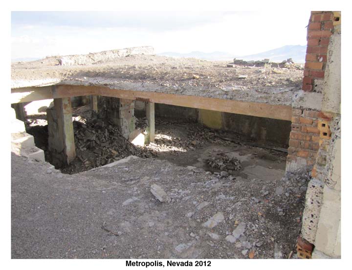 Metropolis, Nevada ruins.