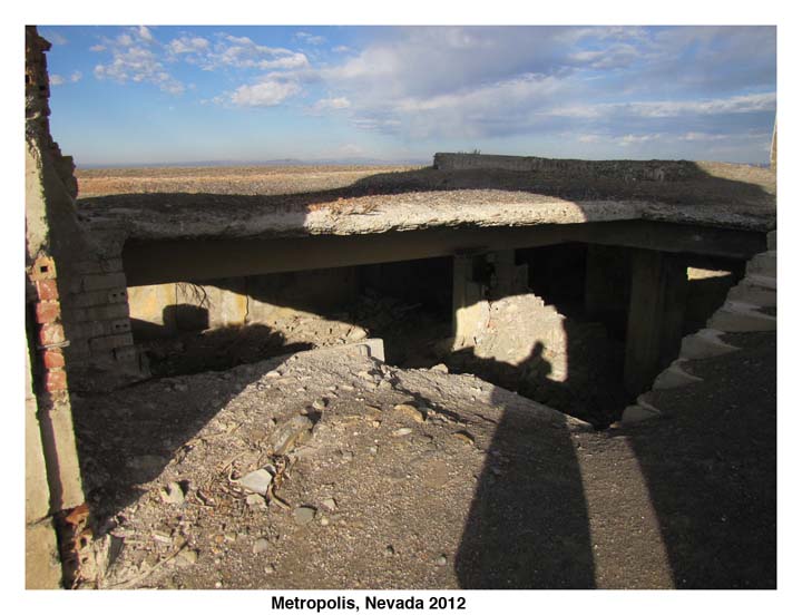 Metropolis, Nevada ruins.