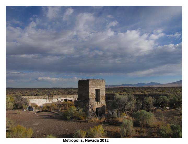 Metropolis, Nevada ruins.