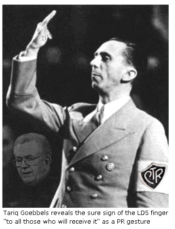 Tarig Goebbles PR gesture as new LDS Church spokesperson.