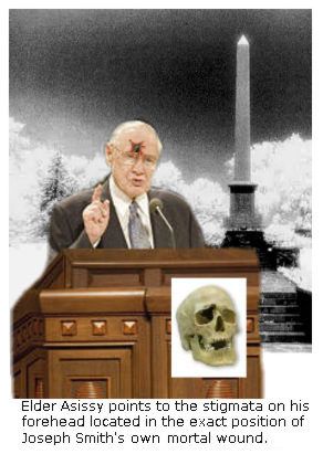 The Josephine stigmata started to appear on the celebrants in spite of frigid winter conditions.