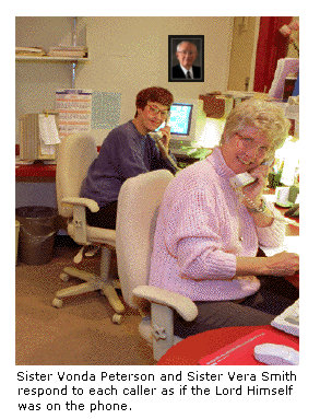 Church operators are overwhelmed by calls due to Mormon cluster effect in neighborhoods around the USA.